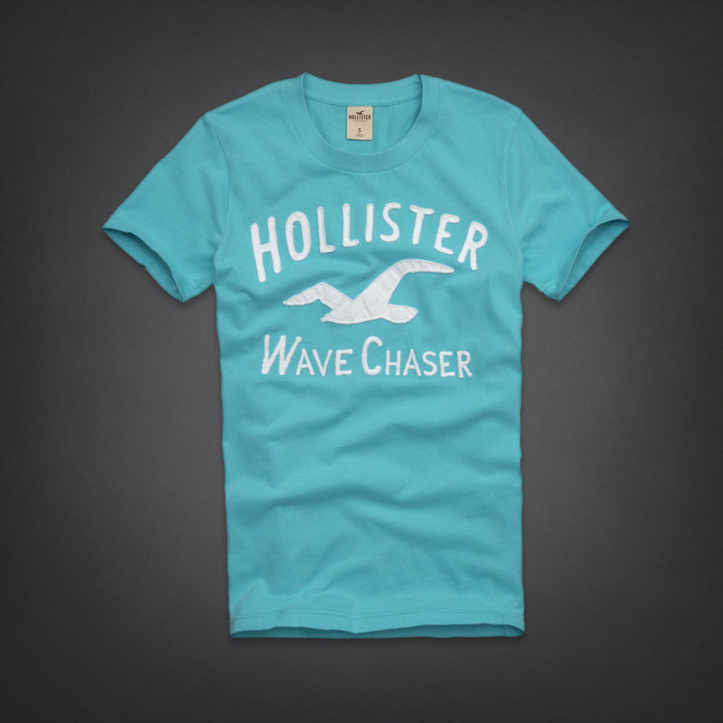Hollister Hombres De Cuello Redondo Corto Remera HCO3985